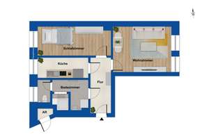 Denkmalschutz: Attraktive 2-Zimmer-Wohnung als Kapitalanlage in ruhiger Lage von Leipzig – Die vollständige Adresse der Immobilie erhältst du vom Anbieter., 4159 Möckern, Leipzig – Vorschaubild 12