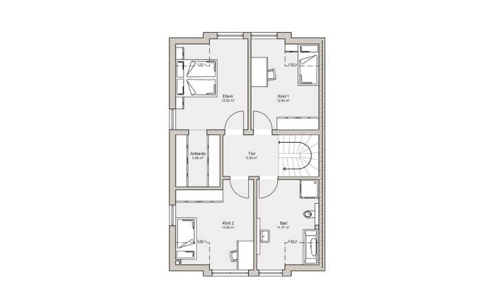 Grundriss Dachgeschoss