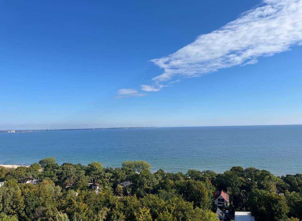 1-Zimmer Wohnung mit Balkon und Meerblick  im 8. OG in Timmendorfer Strand