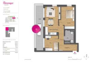 Hochwertige 3-Zimmer Neubauwohnung  – Frachtstraße 22 + 24, 70372 Veielbrunnen, Stuttgart – Vorschaubild 5