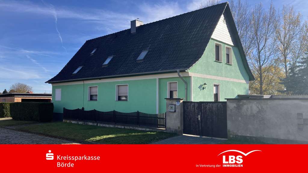 Immobilie in Ummendorf - Zweifamilienhaus auf großem Grundstück! - Bild 0