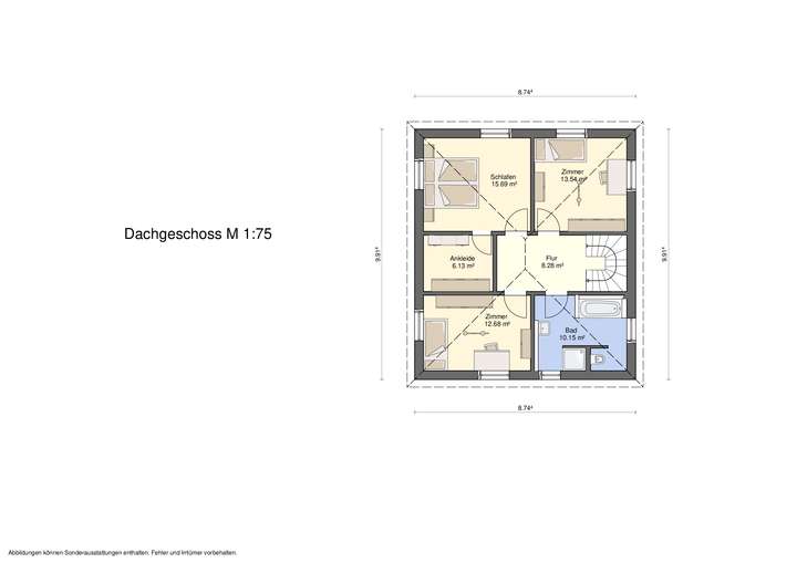 City 87 Familie Grundriss DG