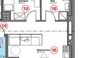 Ihr neues Zuhause: Sanierte Dachgeschosswohnung im Zentrum – Philadelphiastr. 64-66, 47799 Cracau, Krefeld – Vorschaubild 7