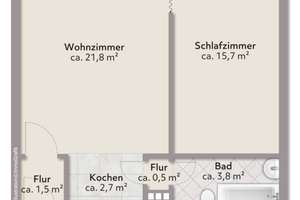 Bremen - Walle: Charmante 1,5-Zimmer-Wohnung mit genialer Raumaufteilung und Balkon  – Die vollständige Adresse der Immobilie erhältst du vom Anbieter., 28219 Walle (Ortsteil), Bremen – Vorschaubild 12