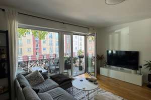 Helle, moderne 2-Zimmer-Wohnung mit großem Balkon in Düsseldorf-Oberbilk