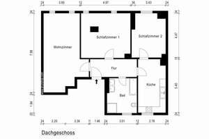 Gemütliche 3-Zimmer-Wohnung im DG – Boyneburgufer 9, 99089 Andreasvorstadt, Erfurt – Vorschaubild 2