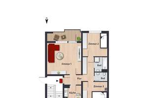 Helle und geräumige Wohnung // 3.OG , Rechts – 38444 Westhagen, Wolfsburg – Vorschaubild 9