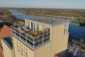 Exklusives Penthouse über den Dächern Magdeburgs – Dachterrasse, Panoramablick und Wohnen auf drei E