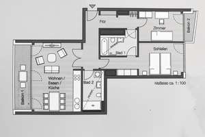 Exklusive 3-Zimmer-Wohnung mit 2 Balkonen und Tiefgaragenstellplatz in Berlin-Mitte – Die vollständige Adresse der Immobilie erhältst du vom Anbieter., 10115 Mitte (Ortsteil), Berlin – Vorschaubild 11
