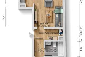 Mehr als nur 2 Zimmer – Ein Zuhause in Toplage und Wohlfühlfaktor – Die vollständige Adresse der Immobilie erhältst du vom Anbieter., 68165 Schwetzingerstadt/Oststadt, Mannheim – Vorschaubild 14