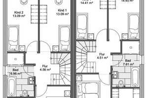 Baupartner gesucht: Neubau-Doppelhaushälfte! Schlüsselfertig, 115 m², inkl. großem Grundstück! – Egilweg -, 40233 Düsseldorf – Vorschaubild 22
