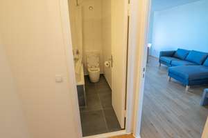 Möbliertes Penthouse, 18. Stock, Stadt- & Alpenblick & Schwimmbad – Drygalski-Allee 118, 81477 Solln, München – Vorschaubild 10