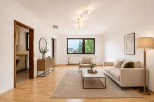 Lichtenbroich: helle 1-Zimmerwohnung mit Balkon & Tiefgaragenstellplatz in ruigher Lage – 40472 Unterrath, Düsseldorf – Vorschaubild 3