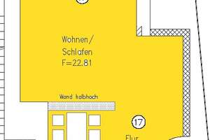 Geräumige 1-Raum-Loftwohnung mit Balkon zu vermieten! – Nachtweide 40-42, 39124 Neue Neustadt, Magdeburg – Vorschaubild 5