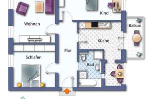 Im historischen Denkmalensemble - Vermietete 3-Zimmer-Wohnung in Dresden-Strehlen – Die vollständige Adresse der Immobilie erhältst du vom Anbieter., 1219 Strehlen, Dresden – Vorschaubild 12