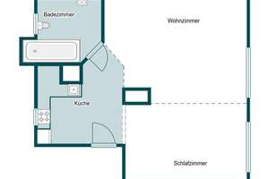 Attraktive 1-Zimmer-Dachgeschosswohnung in Nürnberg – kompakt, hell, gut vermietbar – Die vollständige Adresse der Immobilie erhältst du vom Anbieter., 90489 Wöhrd, Nürnberg – Vorschaubild 8