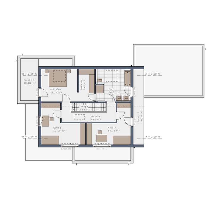 Grundriss Obergeschoss