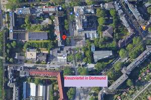 Modernes, vollständig möbliertes 1-Zimmer-Apartment (41m²)  im beliebten Dortmunder Kreuzviertel  – 44137 Westfalenhalle, Dortmund – Vorschaubild 2