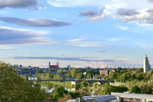 Fantastischer Ausblick mit 2-Zimmer-Maisonette-Whg. in Elbnähe