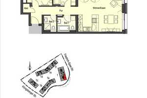 9. Etage mit Fernblick!!  3-Zimmer in Mainnähe mit Einbauküche und Balkon! – Königsberger Str. 1, 97072 Würzburg – Vorschaubild 14