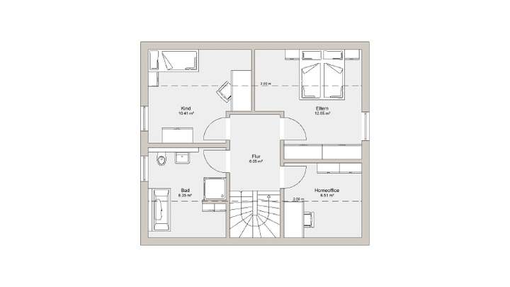 Grundriss Dachgeschoss