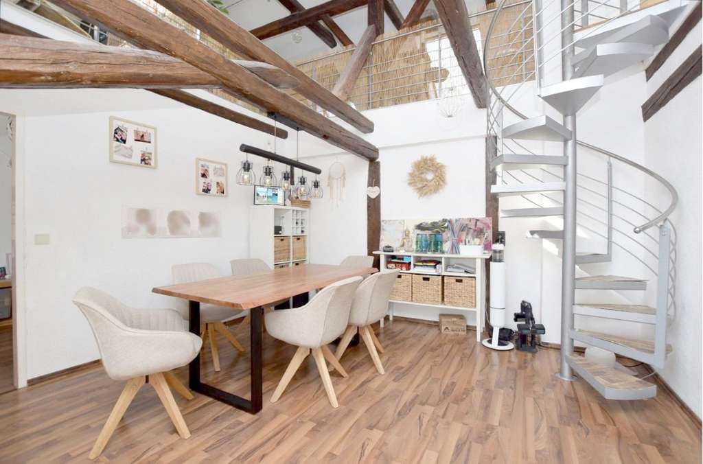 Immobilie in Schöppenstedt - Charmante Maisonette-Wohnung mit Galerie und Südbalkon in Schöppenstedt - Bild 2