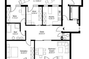 Moderne Penthousewohnung mit großzügigen Dachterrassen und beeindruckendem Weitblick – Die vollständige Adresse der Immobilie erhältst du vom Anbieter., 68519 Viernheim – Vorschaubild 14