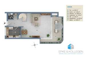 ETW als Stadthaus // Doppelgarage // 2 Balkone // separater Eingang – Bielefeld – Vorschaubild 21