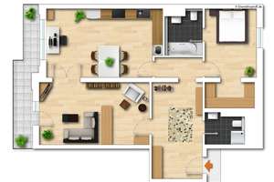 Blick auf den Altmarkt: City-Appartment mit 2 Bädern, Balkon, Lift *EBK möglich* – Altmarkt 6, 1067 Innere Altstadt, Dresden – Vorschaubild 2