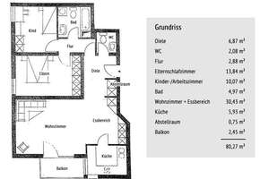 Helle 3-Zimmer-Wohnung mit Südostbalkon und Tiefgaragenstellplatz in Köln-Bickendorf – Die vollständige Adresse der Immobilie erhältst du vom Anbieter., 50827 Bickendorf, Köln – Vorschaubild 17