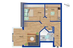 Stilvolles Wohnen an bester Adresse! Bezugsfreie 2-Zimmer-Dachgeschosswohnung am Kurfürstendamm – Die vollständige Adresse der Immobilie erhältst du vom Anbieter., 10711 Halensee, Berlin – Vorschaubild 14