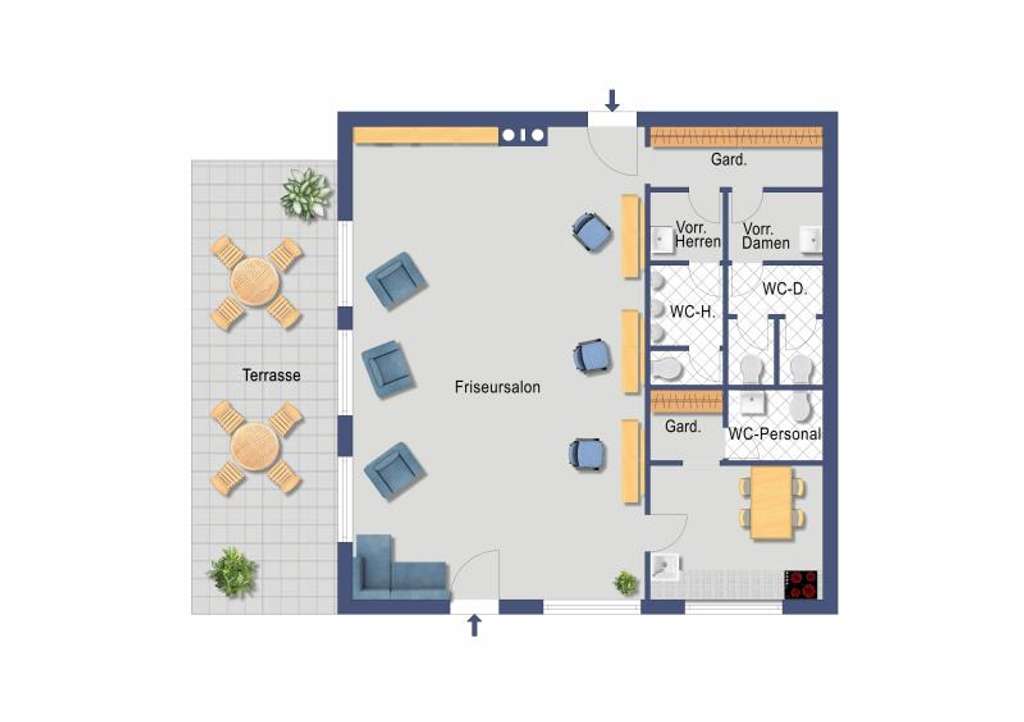 Immobilie in Durmersheim - Friseursalon als Kapitalanlage in bester Lage - Bild 4