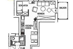 Tolle Singlewohnung mit Tageslichtbad und Balkon! – Robert-Blum-Straße 22, 9116 Schönau, Chemnitz – Vorschaubild 6