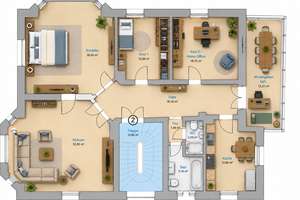 Jugendstilvilla am Isarhochufer_Herrschaftliche Altbauwohnung mit Wintergarten | PROVISIONSFREI – Die vollständige Adresse der Immobilie erhältst du vom Anbieter., 81379 Thalkirchen, München – Vorschaubild 28