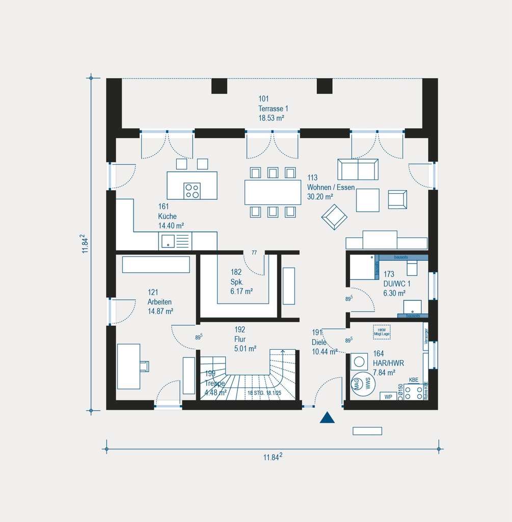 Immobilie in Philippsburg - Individuelle Stadtvilla in Philippsburg - Ihr maßgeschneidertes Traumhaus mit allkauf Qualität - Bild 1