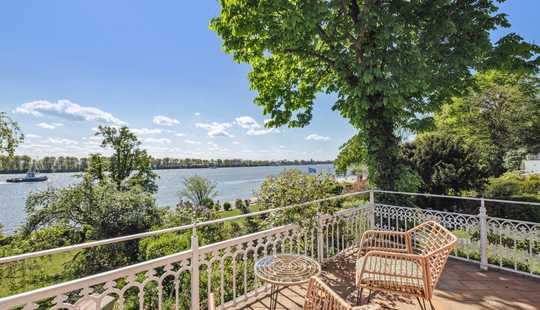 Bild von Elbjuwel mit Privatsphäre - historische Jugendstilvilla mit direktem Gartenzugang in privilegiert...
