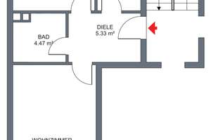 SEHR RUHIGE, GUT VERMIETETE - renovierte 2-Zimmer-Wohnung in Waldtrudering – Die vollständige Adresse der Immobilie erhältst du vom Anbieter., 81827 Waldtrudering, München – Vorschaubild 13