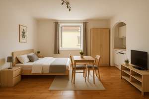 Gepflegte 1-Zimmer Wohnung direkt in München-Maxvorstadt – Schellingstraße 108, 80798 Josephsplatz, München – Vorschaubild 1