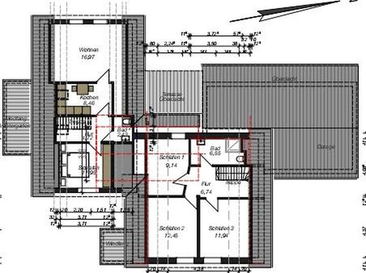Grundriss OG(s. Haus re.)