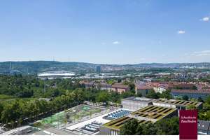 Attraktive, helle 3-Zimmer-DG-Wohnetage mit großem Balkon, Einbauküche und toller Aussicht +++ – 70374 Im Geiger, Stuttgart – Vorschaubild 12