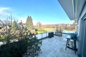 Barrierefreies Penthouse mit XL-Dachterrasse und Aufzug // Unverbaubarer Ruhrblick