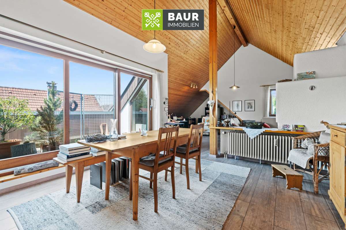 Immobilie in Baienfurt - 360°| Sofort bezugsfrei! Großzügige 4-Zimmer-Dachgeschosswohnung in Baienfurt - Bild 4