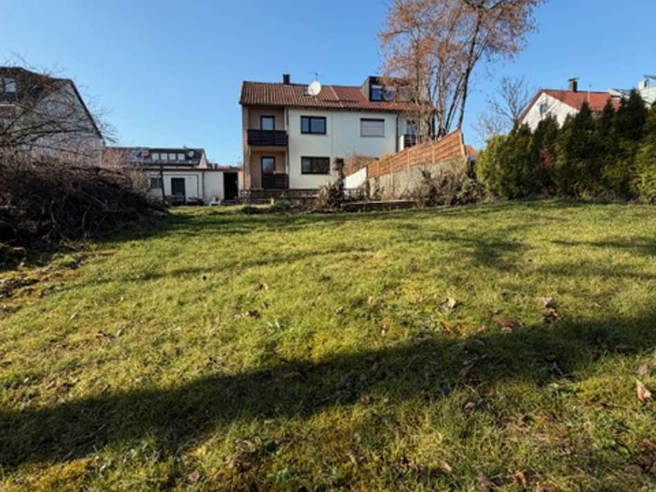 Hausrückseite m. Garten