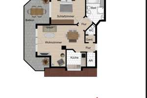 Moderne, liebevoll gepflegte 2-Zimmer-Wohnung mit Balkon – Die vollständige Adresse der Immobilie erhältst du vom Anbieter., 50374 Erftstadt – Vorschaubild 16
