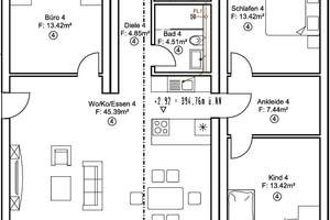 Erstbezug – Exklusive Neubauwohnung in nachhaltiger Holzbauweise – Salamanderweg 8, 84034 West, Landshut – Vorschaubild 4