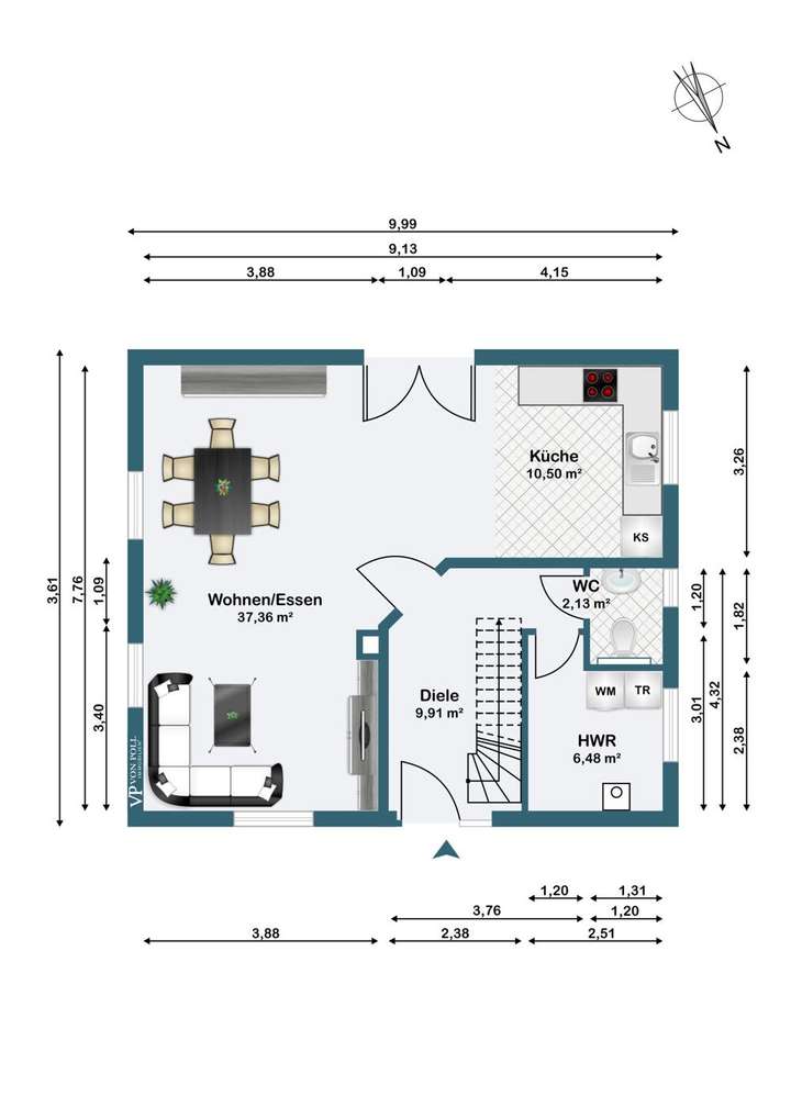 Grundriss Erdgeschoss
