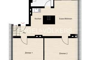 Modernes Wohnen im historischen Altbau 
Lichtdurchflutete 3-Zimmer-Wohnung mit 2 Balkonen – Die vollständige Adresse der Immobilie erhältst du vom Anbieter., 50968 Bayenthal, Köln – Vorschaubild 7