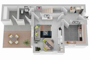 Eigentum statt Miete! Ein pfiffiges Reihenendhaus als Chance für geschickte Heimwerker. – Die vollständige Adresse der Immobilie erhältst du vom Anbieter., 28757 Schönebeck, Bremen – Vorschaubild 14