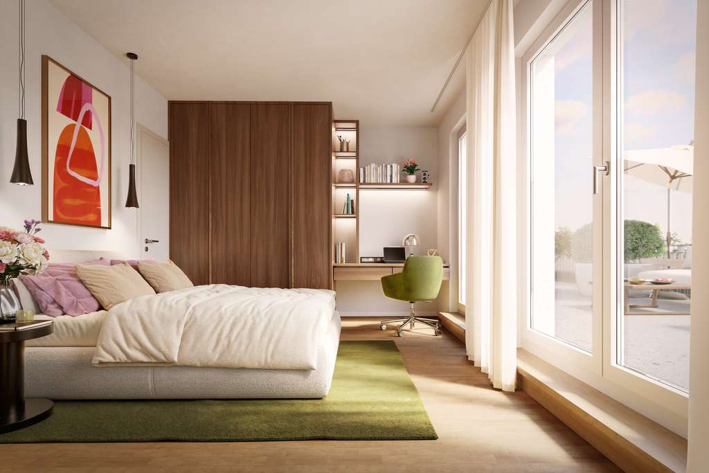 Immobilie in Oberschleißheim - PREISAKTION: 3-Zimmer Wohnung mit smartem Grundriss und Loggia - Bild 0