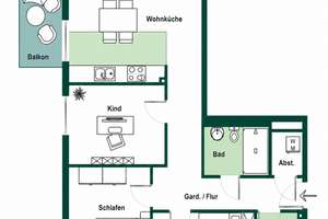 Exklusives Wohnen "Am Tor zum Villenpark" - 3 oder 4 Zimmer - Sie entscheiden! – Die vollständige Adresse der Immobilie erhältst du vom Anbieter., 14476 Groß Glienicke, Potsdam – Vorschaubild 17